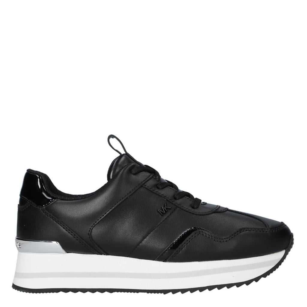Zwarte dames Michael Kors sneakers van 89.4% pvc/9.6% polyester/1% pu met veters