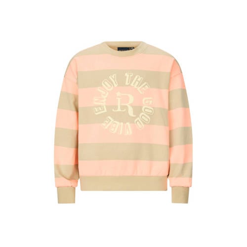 Retour Jeans gestreepte sweater oranje afbeelding
