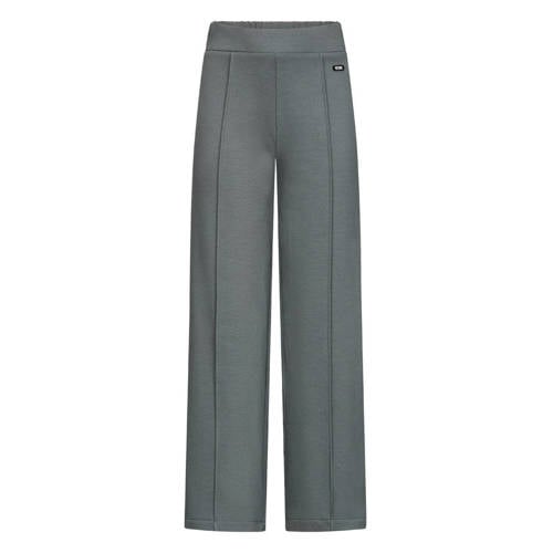 Retour Jeans wide leg casual broek grijs afbeelding