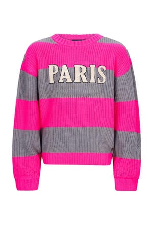 trui roze grof gebreid