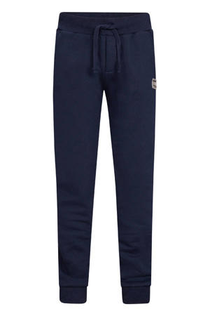 straight joggingbroek donkerblauw