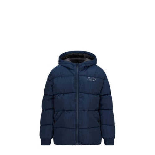 Retour Jeans gewatteerde jas donkerblauw afbeelding