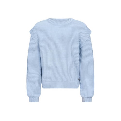 Retour Jeans trui lichtblauw grof gebreid afbeelding