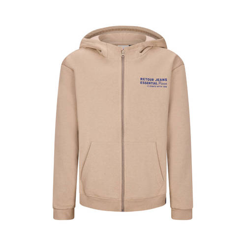 Retour Jeans sweatvest beige afbeelding
