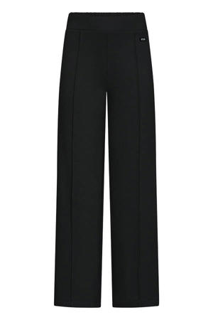 wide leg casual broek zwart