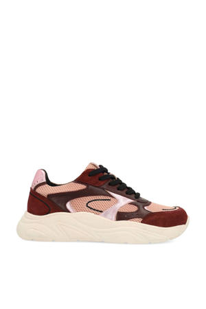 chunky sneakers bordeaux