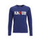 Anytime longsleeve met printopdruk paars