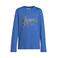 Anytime longsleeve met printopdruk blauw