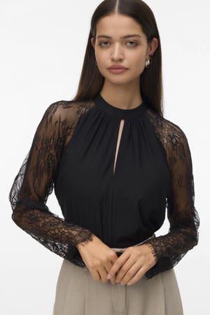 blousetop zwart