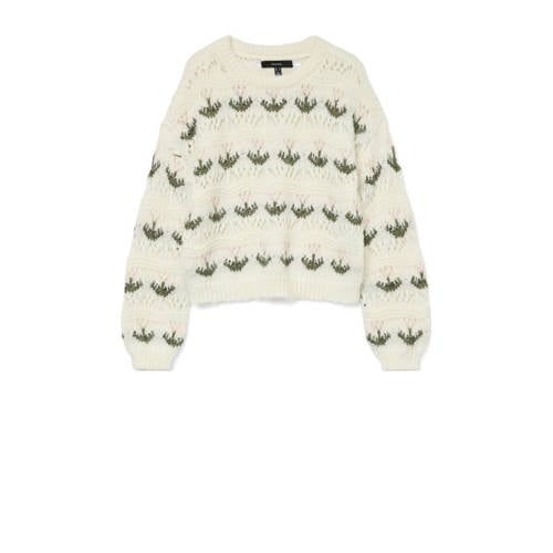 VERO MODA gebreide trui ecru afbeelding