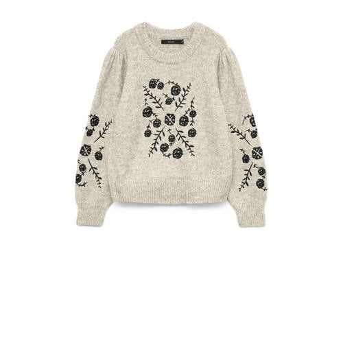 VERO MODA gebreide trui ecru afbeelding