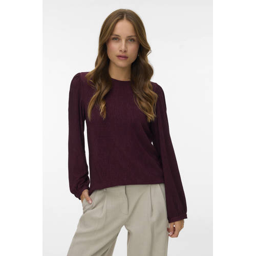 VERO MODA top donkerrood afbeelding