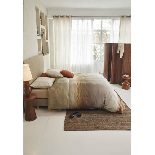 Wehkamp Beddinghouse katoen satijnen dekbedovertrek lits-jumeaux (240x220 cm) aanbieding