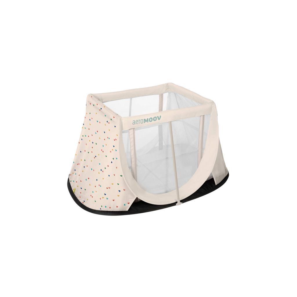 AeroMoov Instant travel cot - Confetti Hearts