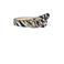 ONLY CARMAKOMA riem CARRASMI met zebraprint zwart/wit