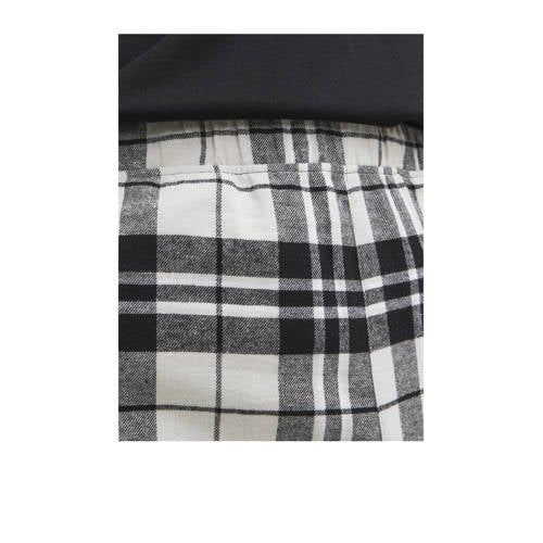 JACK & JONES pyjamabroek JACRIMON ecru/zwart afbeelding