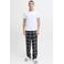 JACK & JONES pyjamabroek JACRIMON zwart/wit/beige
