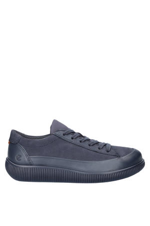 Soft Zero leren sneakers blauw