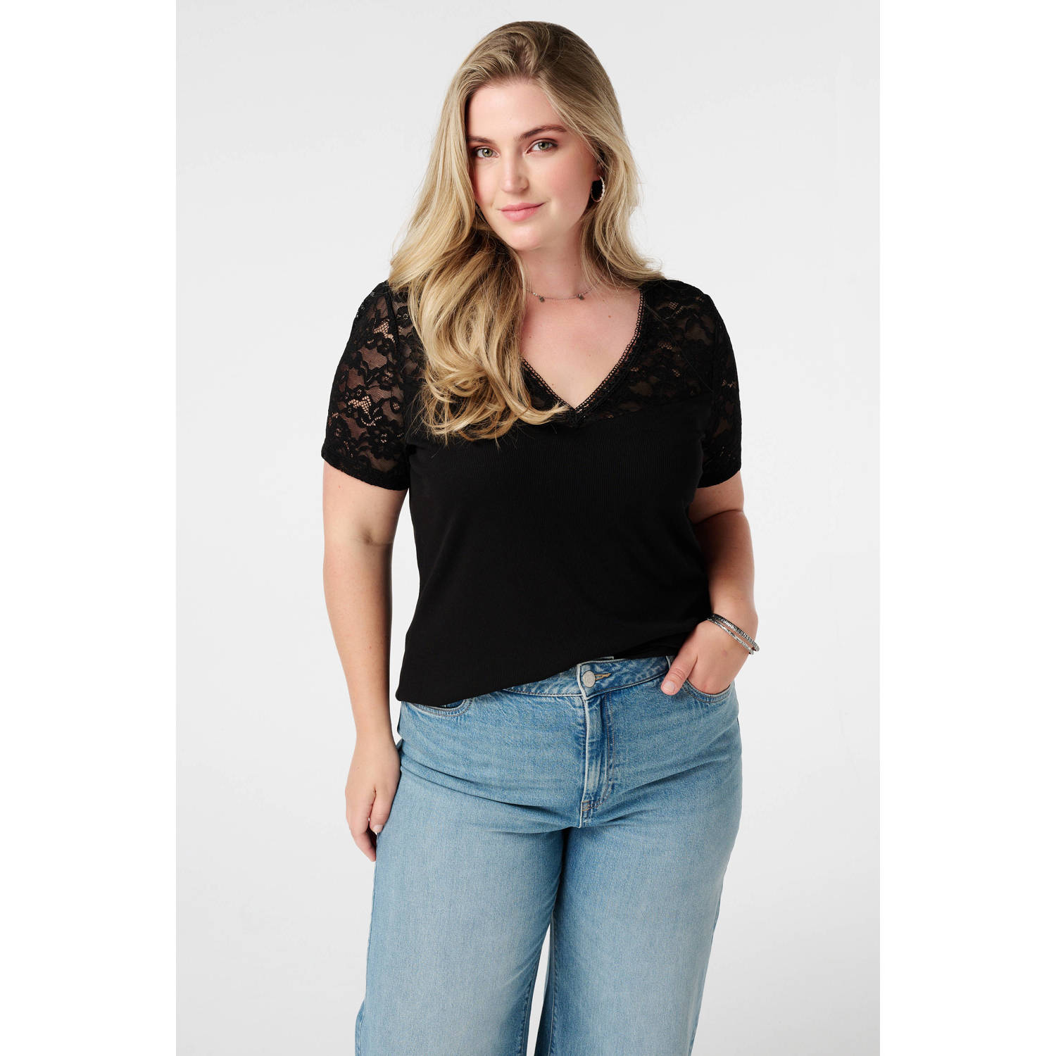 MS Mode T-shirt zwart