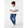 MS Mode high waist skinny jeans dark blue denim