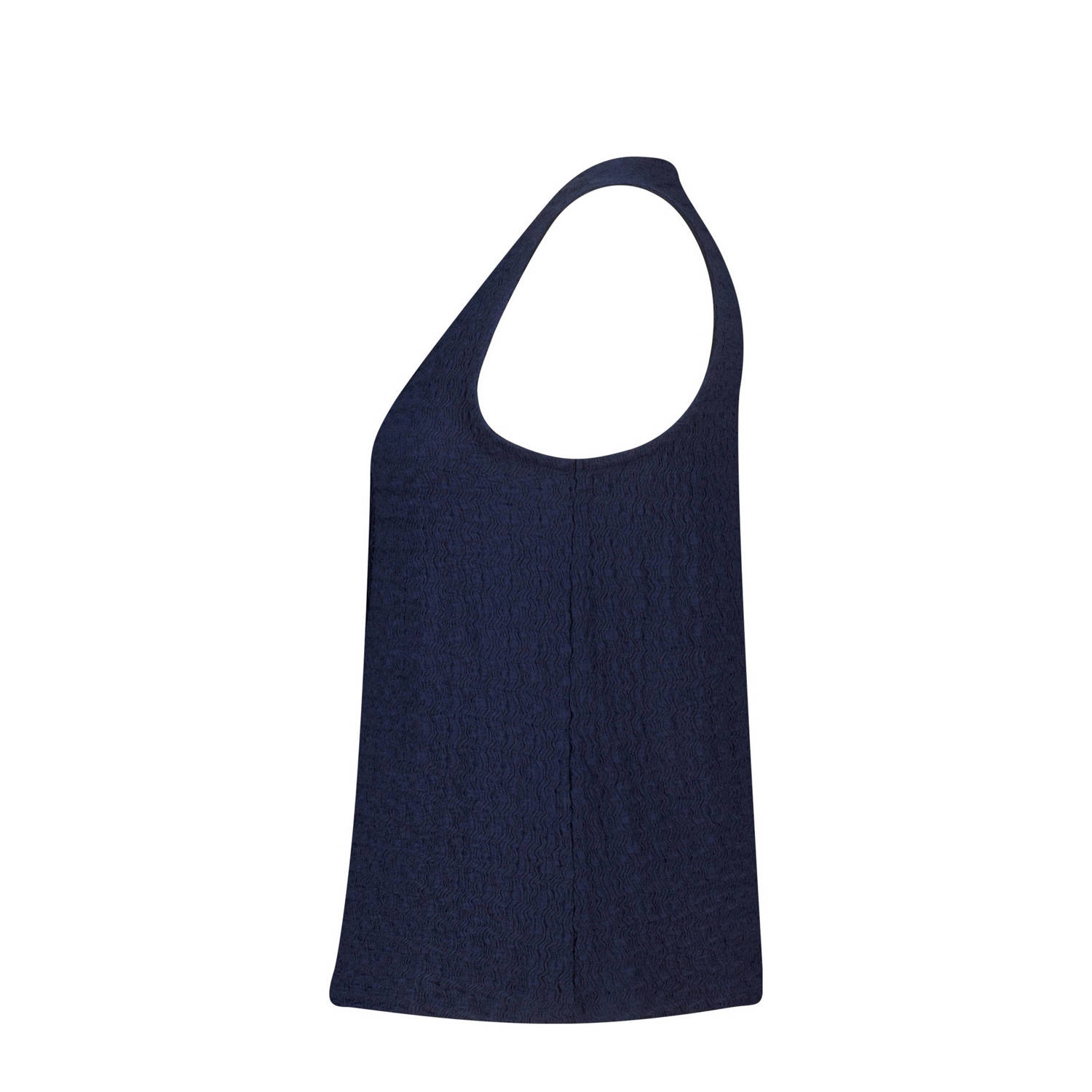 MS Mode gilet donkerblauw