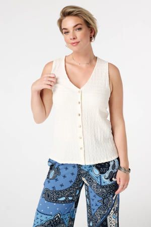 gilet ecru