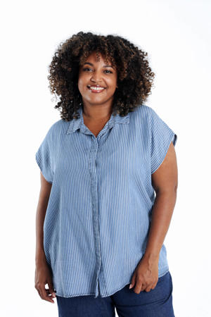 blouse medium blue denim