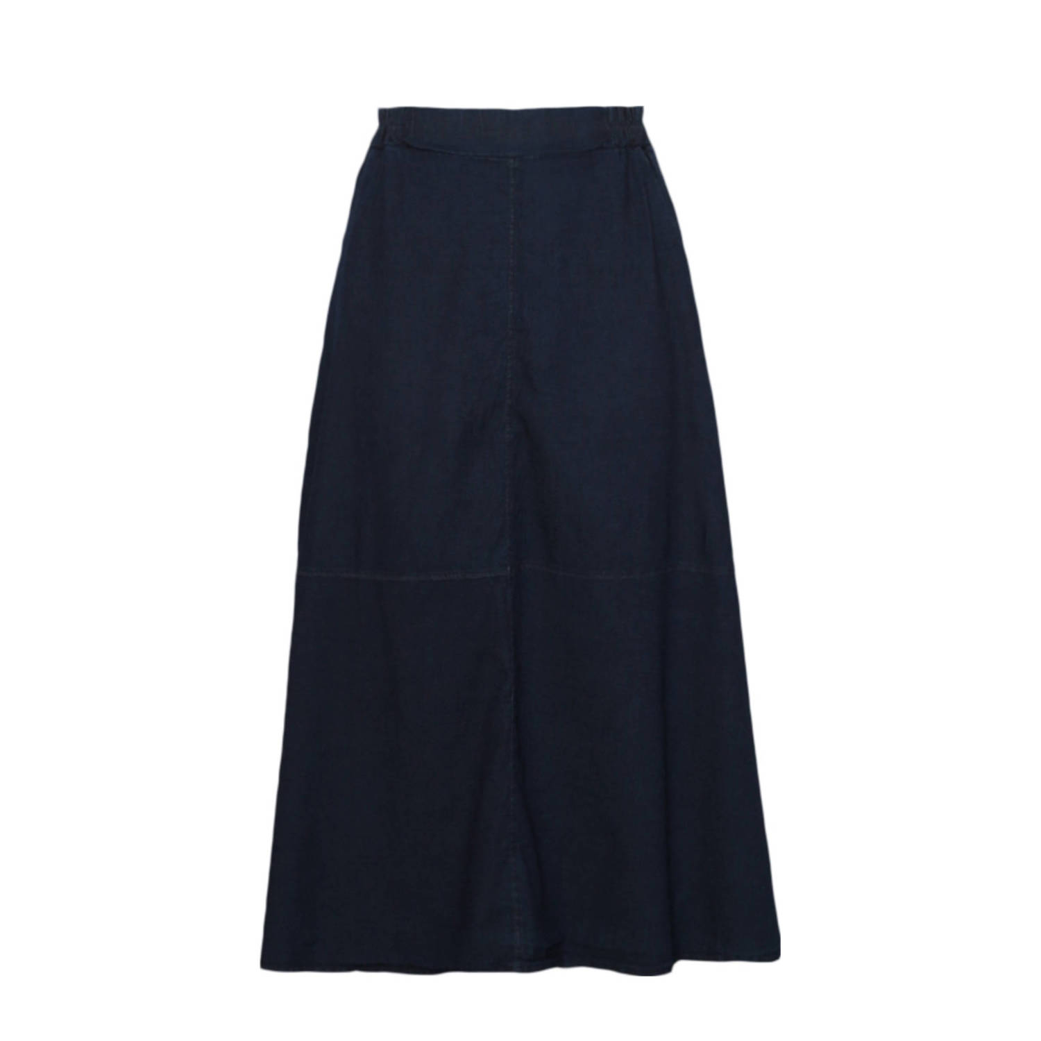Paprika denim A-lijn rok dark blue denim