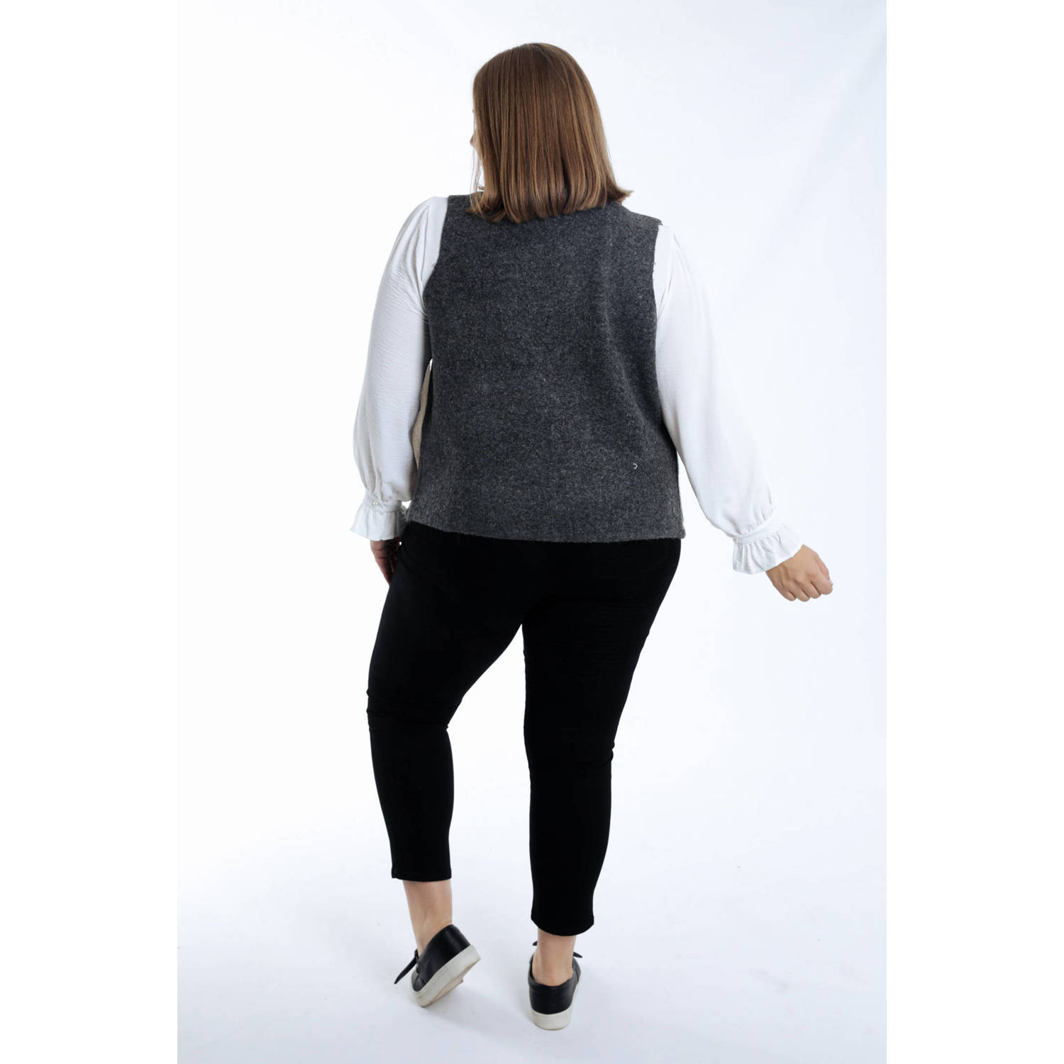 Paprika gilet grijs