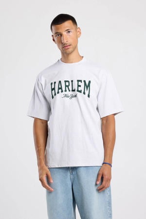 relaxed T-shirt grijs