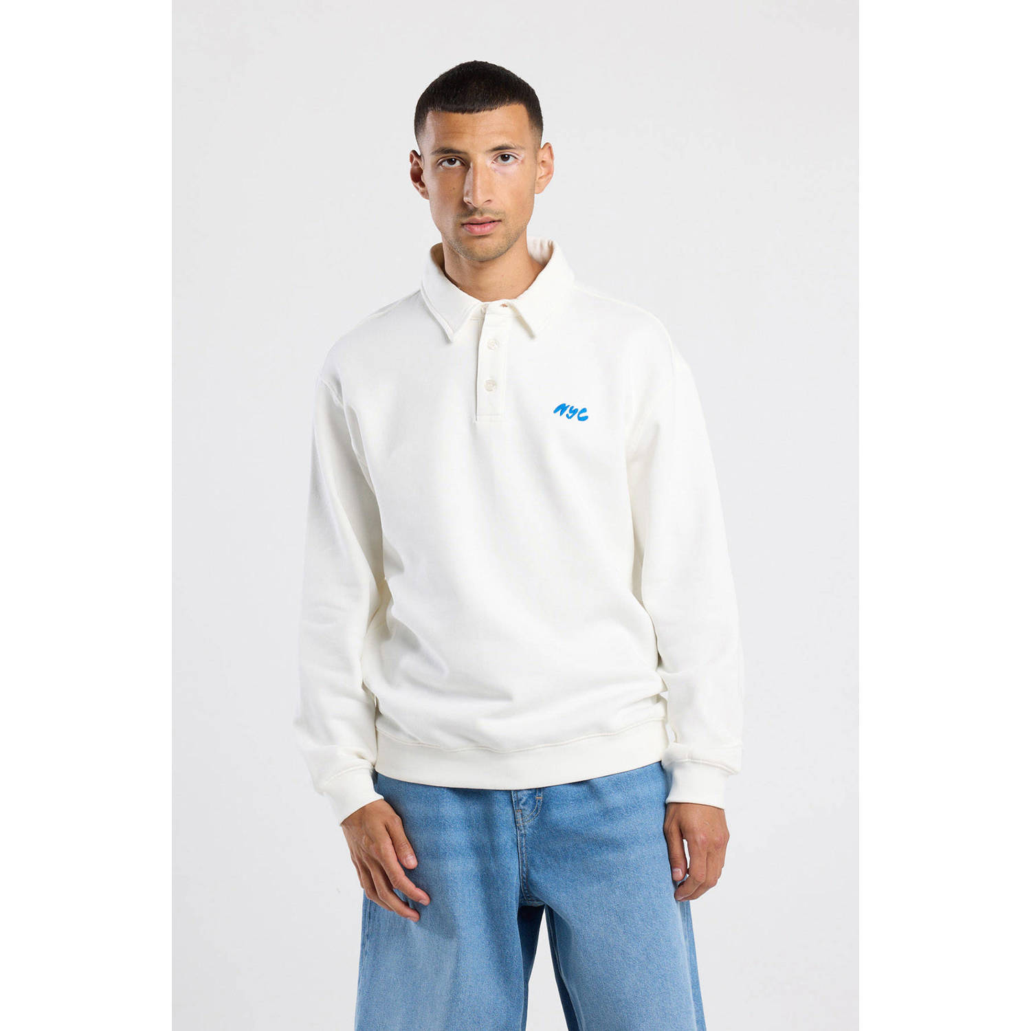 America Today relaxed polo ecru