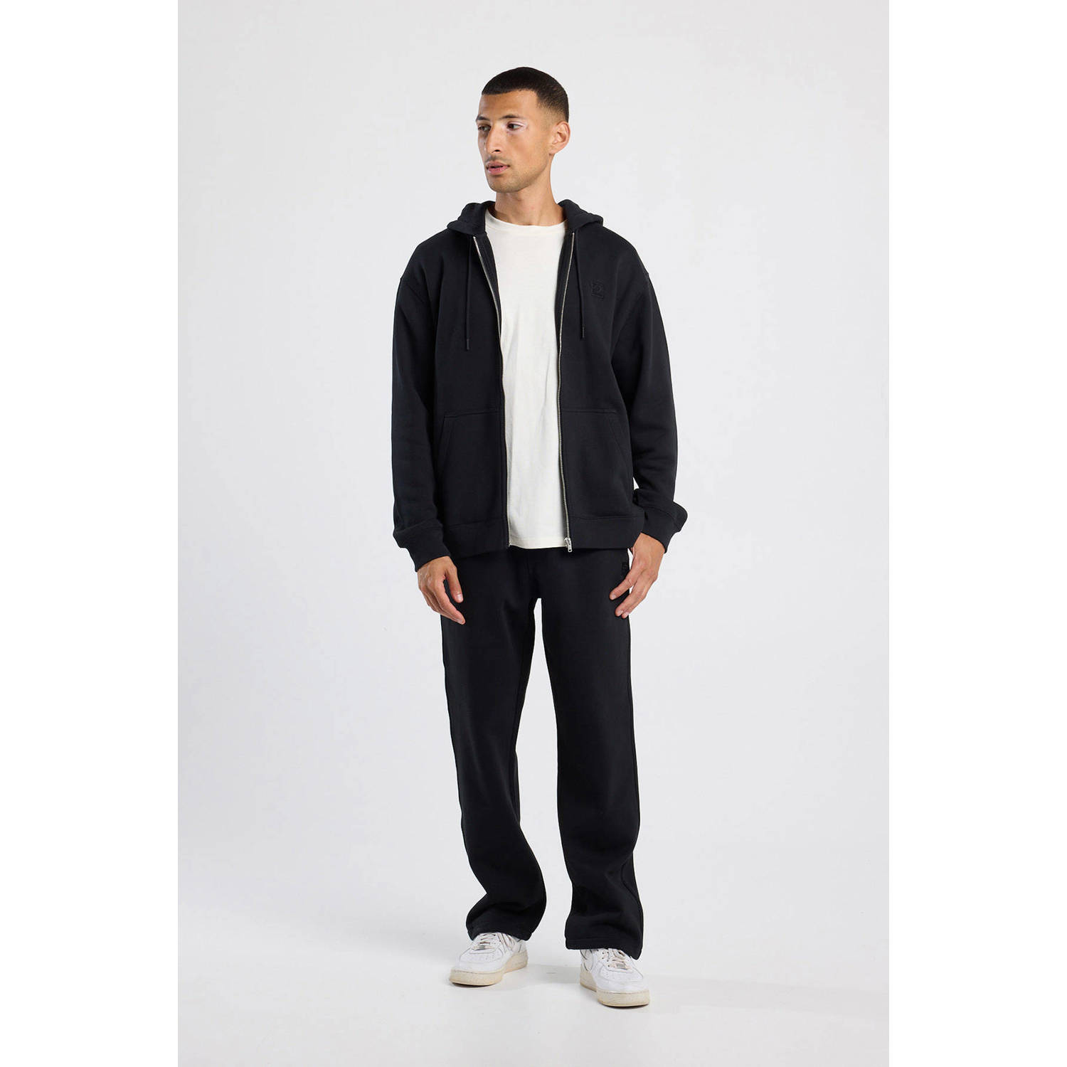 America Today sweatvest zwart