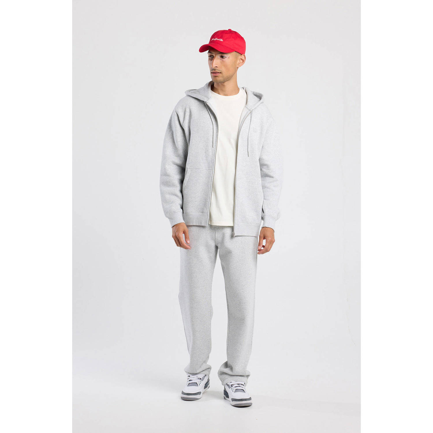 America Today sweatvest grijs