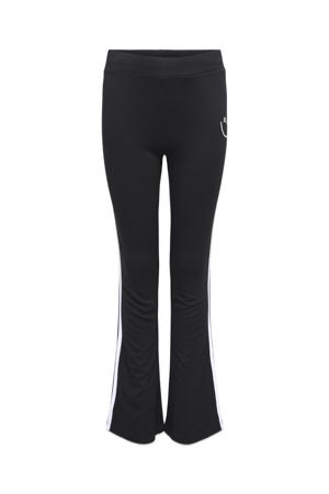 flared broek zwart