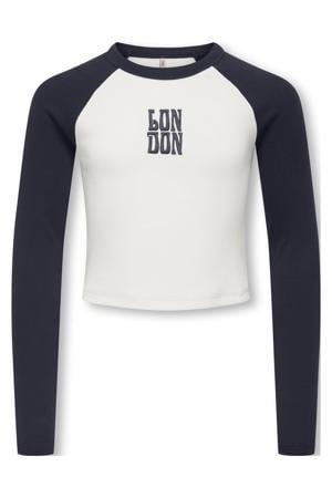 longsleeve donkerblauw
