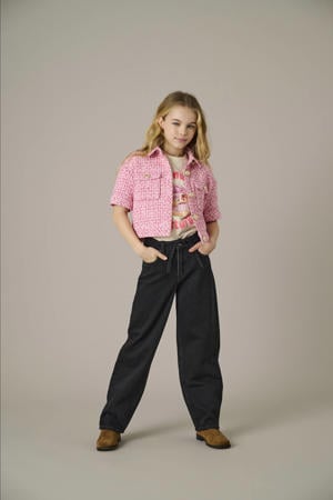straight leg jeans black denim