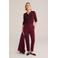 WE Fashion slim fit broek - donkerrood