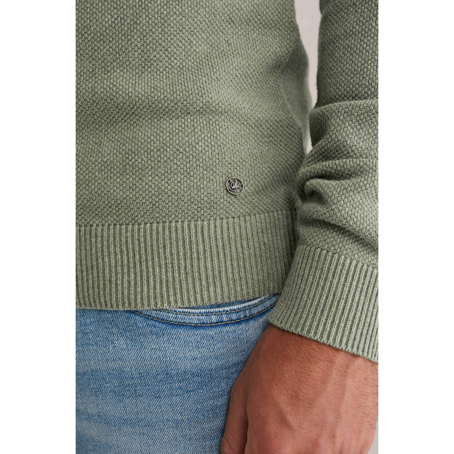 WE Fashion gebreide trui groen