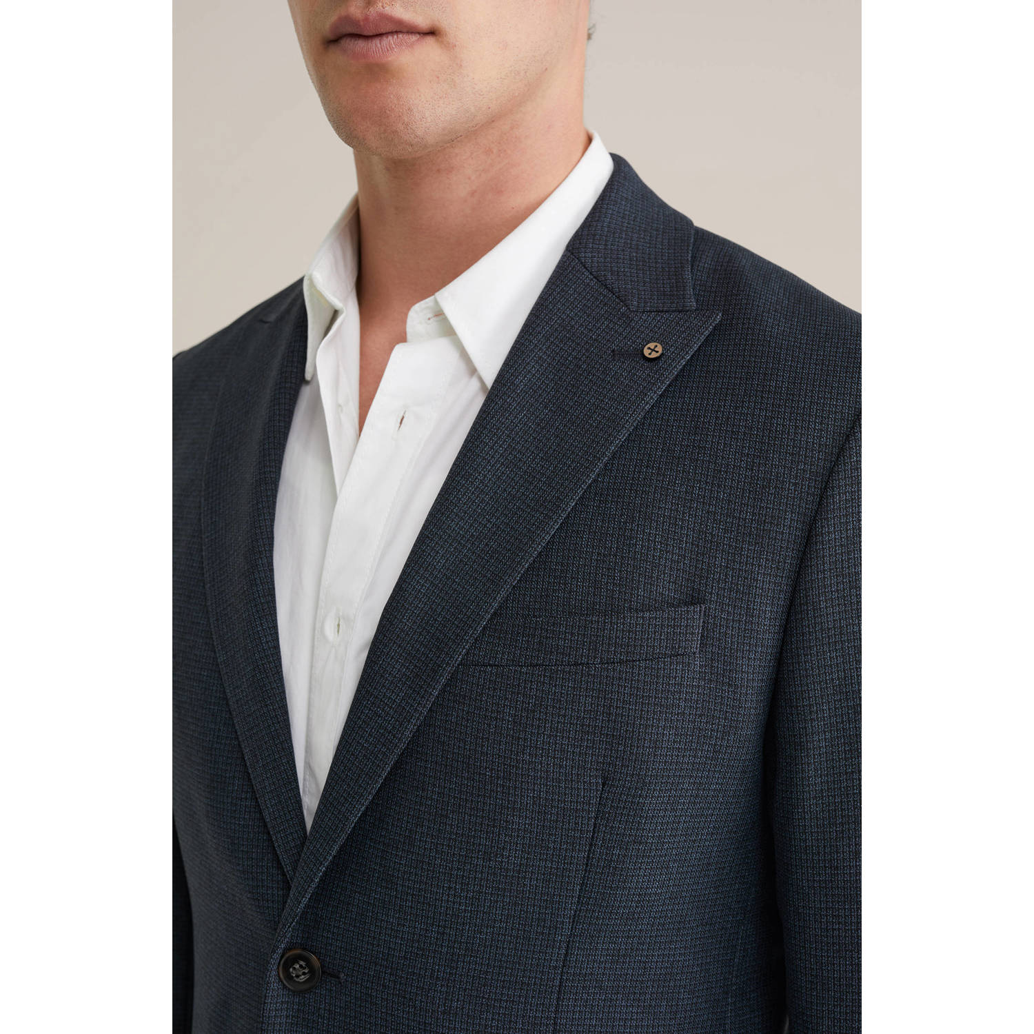 WE Fashion colbert donkerblauw
