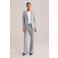 WE Fashion flared regular waist pantalon grijs