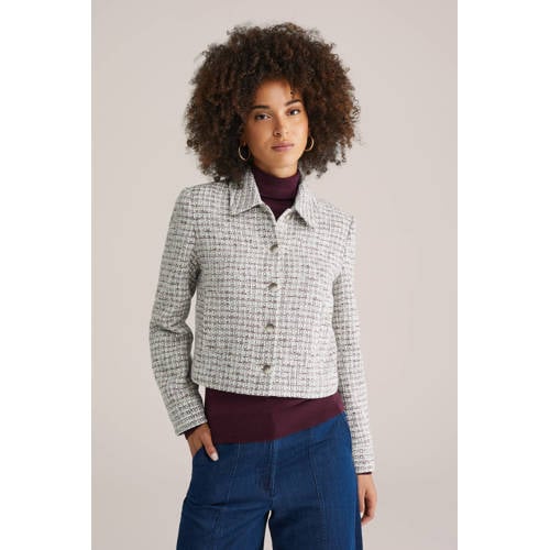 WE Fashion jasje ecru afbeelding