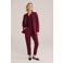 WE Fashion getailleerde blazer donkerrood