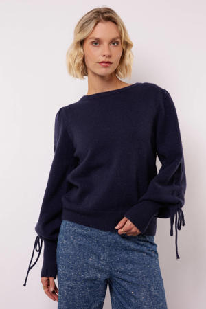 gebreide trui donkerblauw