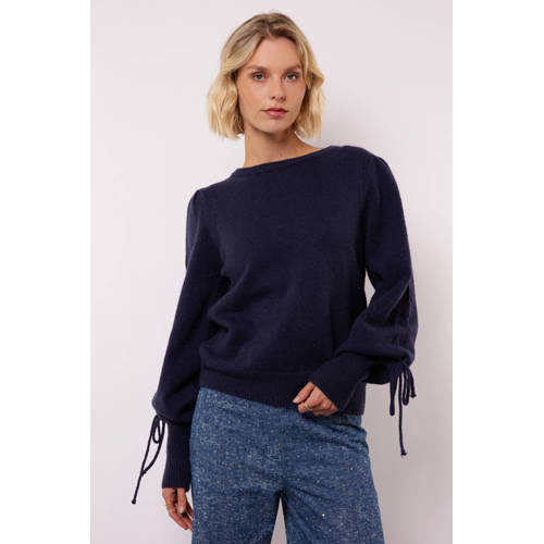 FLURESK gebreide trui donkerblauw afbeelding