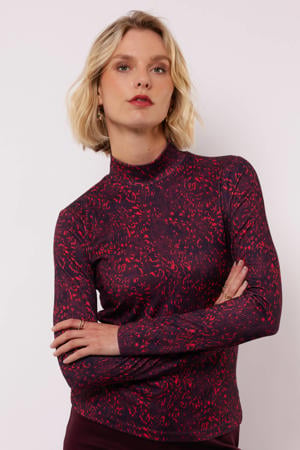 top met col rood