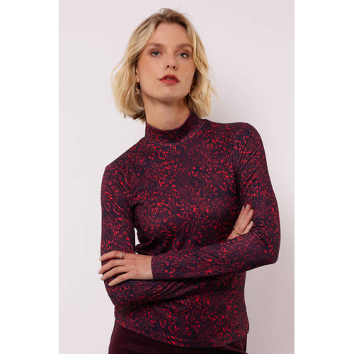 FLURESK top met col rood afbeelding