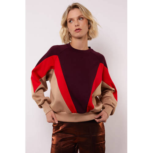 FLURESK sweater donkerrood afbeelding