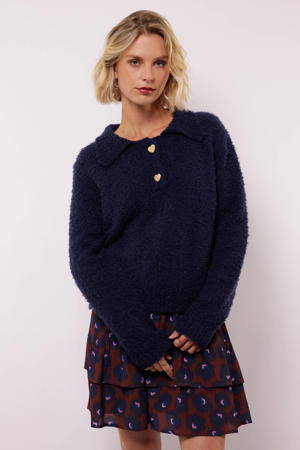 gebreide trui donkerblauw