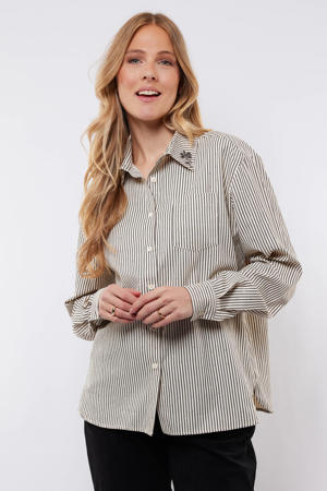 blouse zwart met strass steentjes