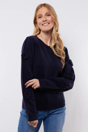 gebreide trui donkerblauw